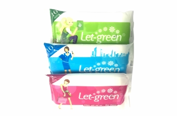 Khăn ướt bỏ túi Let-Green 24 gói