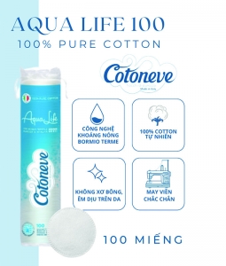 BÔNG TẨY TRANG AQUA LIFE (100 miếng)