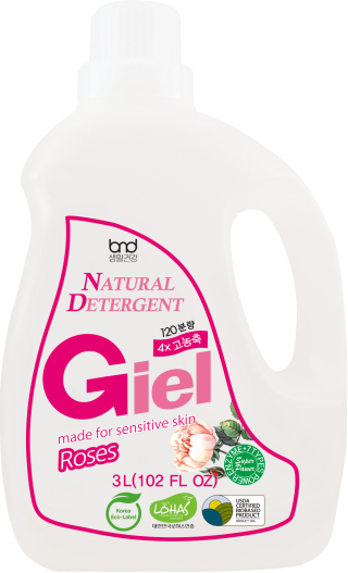 Nước giặt hữu cơ sinh học hương hoa hồng thơm mát Giel 3L